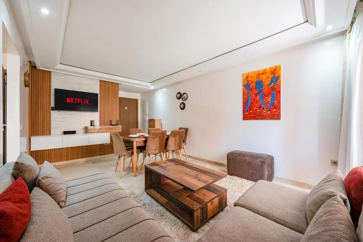 מרקש Apparemment De Prestige Gueliz Kasbel 212, 02 Chambres מראה חיצוני תמונה